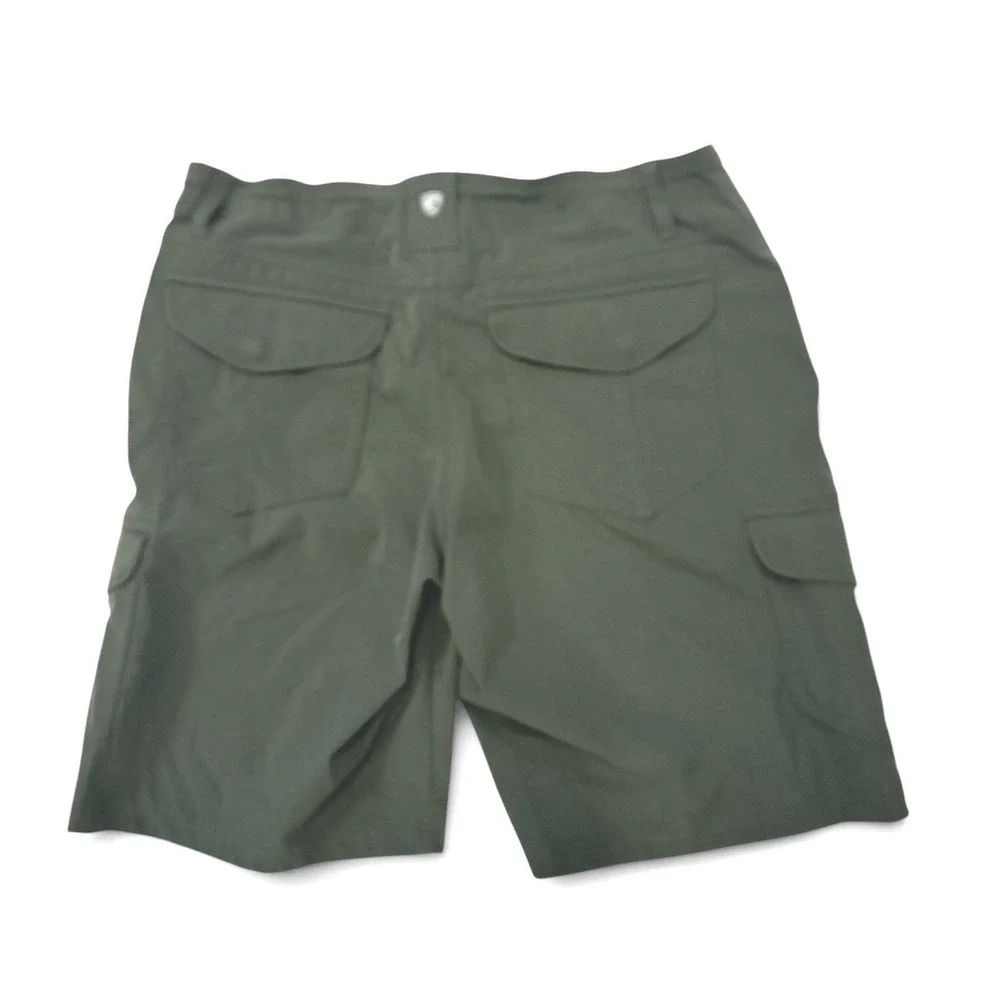 Kuhl Freeflex 10 Cargo Shorts Womens 8 Olive Green Hiking Outdoor 6501